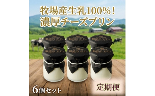 ＜毎月定期便＞くずまき高原牧場 魅惑のプリン 6個セット全5回【4078977】