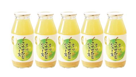 201J.贅沢二十世紀梨ジュース180ml×5本セット