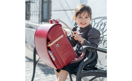 ランドセル クノーク レフティア LH-4GA カラー：ガーネット A4フラットファイル対応 約1,200g 約1,200g