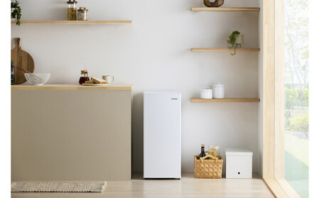 スリム冷凍庫 64L IUSN-S6A-W ホワイト