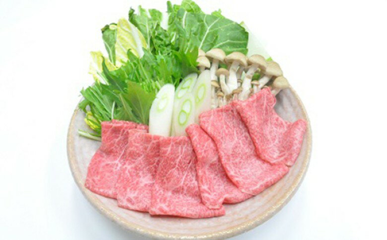 【ふるさと納税】【352047000194】長萩和牛すき焼き（モモ又はカタ）　800g