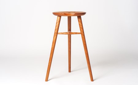 Crescent stool［cherry］ | 椅子 椅子 木工yamagen