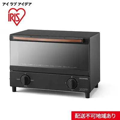 アイリスオーヤマ スチームオーブントースター 2枚焼き BLSOT-011-B ブラック