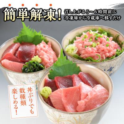 ふるさと納税 焼津市 海からの贈り物 焼津天然まぐろ三昧(3回お届け)定期便(a30-232) |  | 03