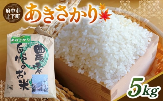 No.1165 あきさかり 精米　5kg ／ お米 米 こめ 精米 白米 5キロ 国産 産地直送 産直 お取り寄せ 人気 おすすめ 広島県