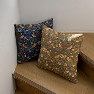 ふるさと納税 和歌山市 【クッションカバー45×45】ベストオブモリス いちご泥棒ネイビー MR-4545I-NB |  | 02