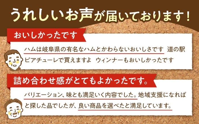 美濃白川ハム セット ハム はむ ウインナー ういんなー ウィンナー うぃんなー ウインナー 詰め合わせ ハム詰め合わせ 白川町