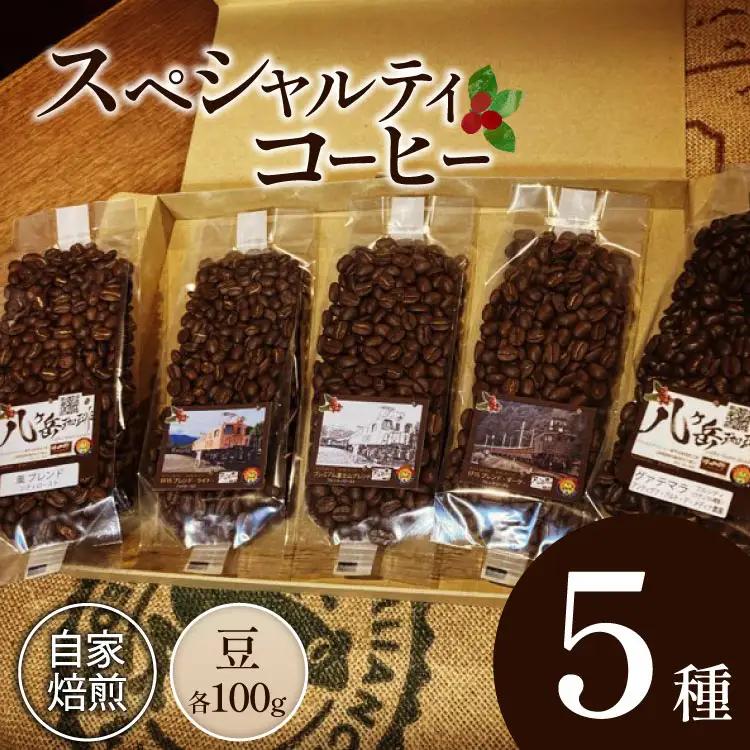 【ふるなび限定】 コーヒー EF15 スペシャルティ 豆 100g 5種類 計500g FN-Limited-SP