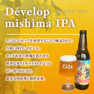 クラフトビール fete三島醸造所 Develop mishima IPA 計6本 定番 柑橘 フルーツ 湧水 酒 麦酒 ホップ 贈答 おすすめ 父の日 母の日 お祝い ギフト プレゼント パーティー