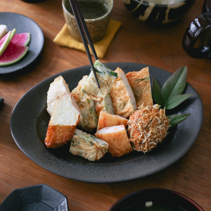 瀬戸内ふるさと創作 練り天 セット 彩−いろどり− 練り物 魚貝類 かまぼこ 