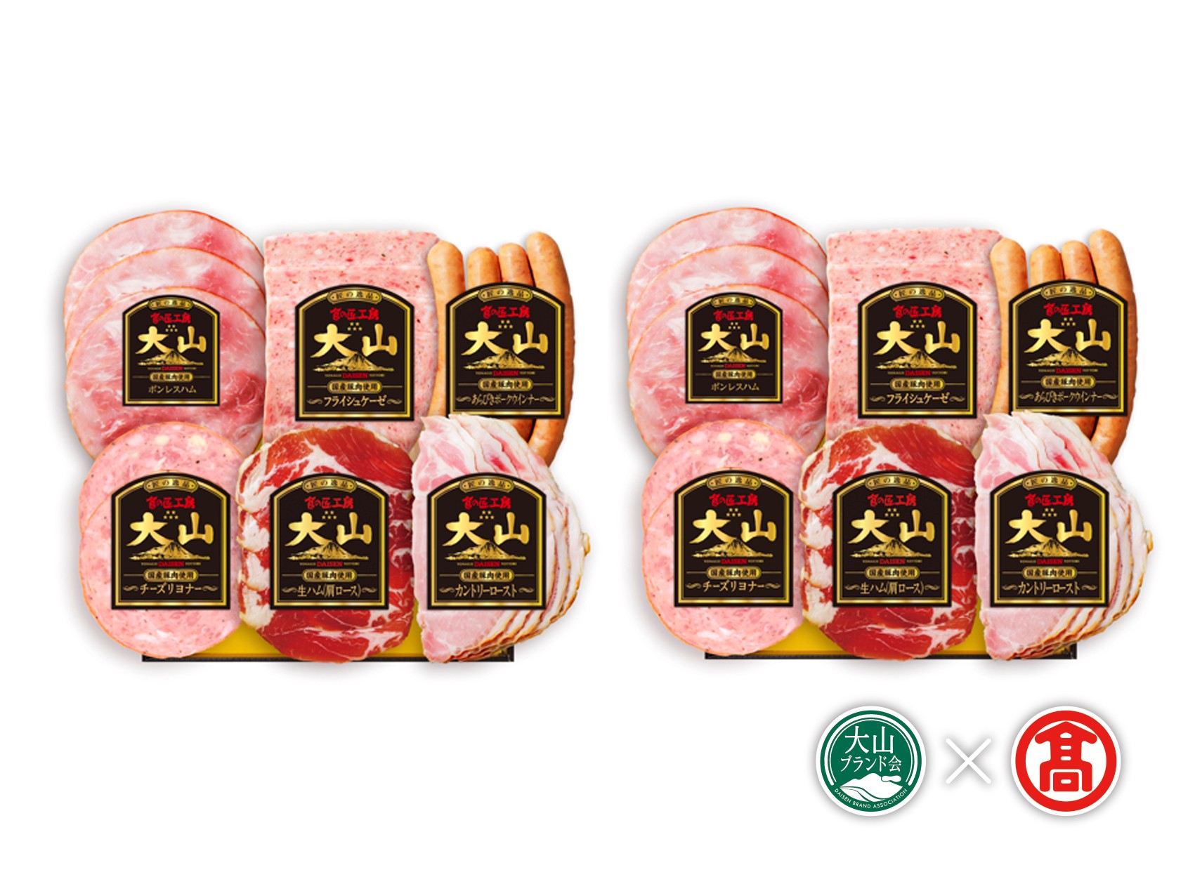 【ふるさと納税】AA6 大山ハム 食の匠工房6種12品詰合せ 特別企画品 （大山ブランド会） ハム 高級ハム 大山ハム セット 詰め合わせ ウインナー ソーセージ