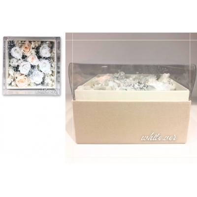 ふるさと納税 宝達志水町 花 プリザーブドフラワー 四角クリアボックス [石川県 宝達志水町 38601236] |  | 02