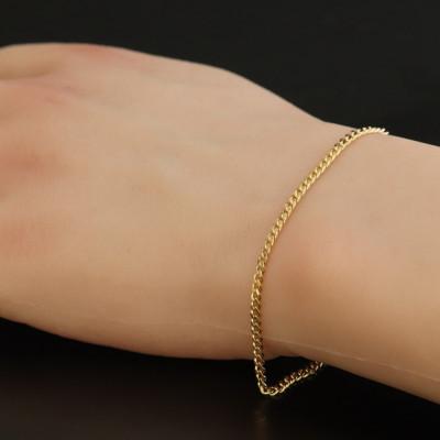 ふるさと納税 山梨市 K18シングル喜平ブレスレット約3.7g【長さ18cm・幅2.3mm・厚さ1.0mm】造幣局検定 |  | 02