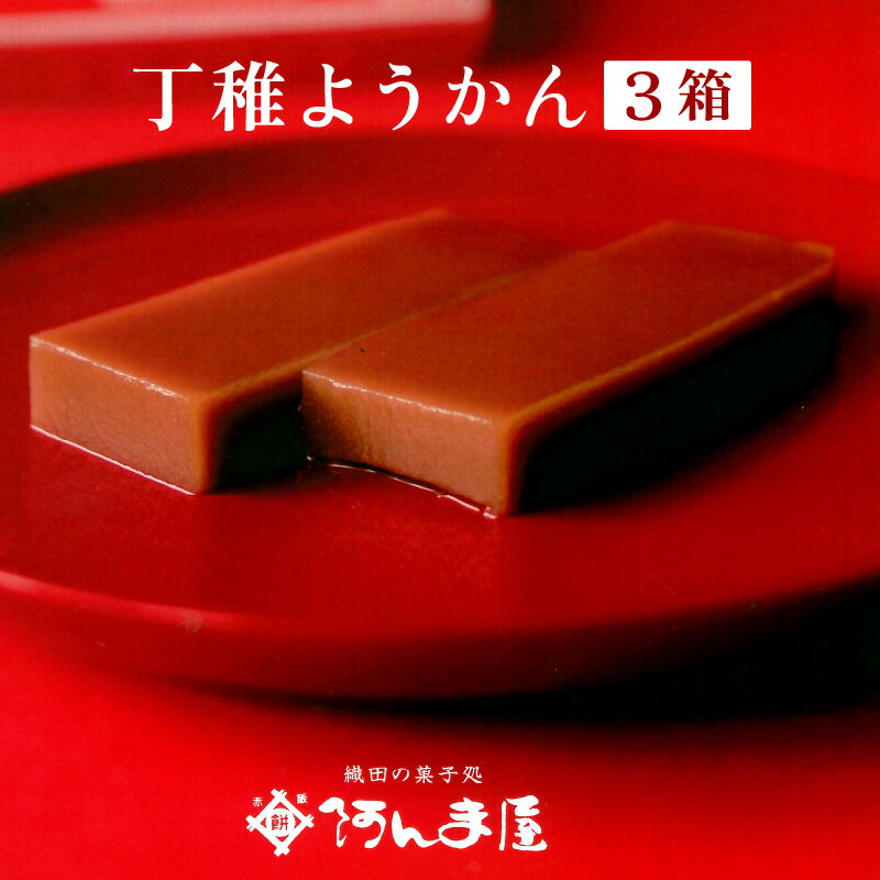 【ふるさと納税】【先行予約】水ようかん「阿んま屋の丁稚羊羹」一枚流し 約250g × 3箱（計750g）【2025年11月上旬より順次発送予定】【冬季限定 福井 和菓子 スイーツ】 [e07-a018]