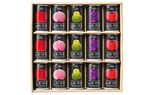 ストレート果汁100%ジュース 「山形代表ジュース」 15本入り×2箱 『山形食品(株)』 JA山形おきたま ジュース ストレート 山形代表 旬 果物 果汁100％ 無添加 山形県 南陽市 [36]