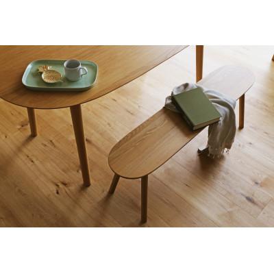 ふるさと納税 筑後市 ルーベ  120ベンチ ホワイトオーク |  | 01