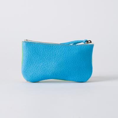 ふるさと納税 宍粟市 鹿革コレクション【翠×露草】ポーチジッパーモデル　AN1 |  | 02