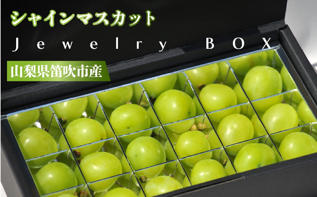 
            【2026年発送】　シャインマスカット　ジュエリーＢＯＸ　 230-013-26y
          