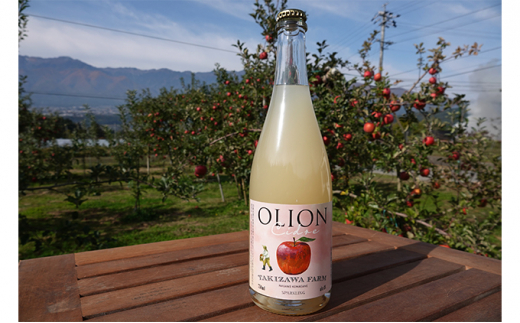 
【信州産りんご】甘口シードル「OLION」（750ml×1本）[№5659-1270]
