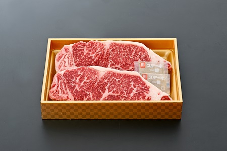 牛肉 ロースステーキ 北海道 別海産 冷凍 400ｇ（200ｇ×2枚） ( 国産 牛肉 )