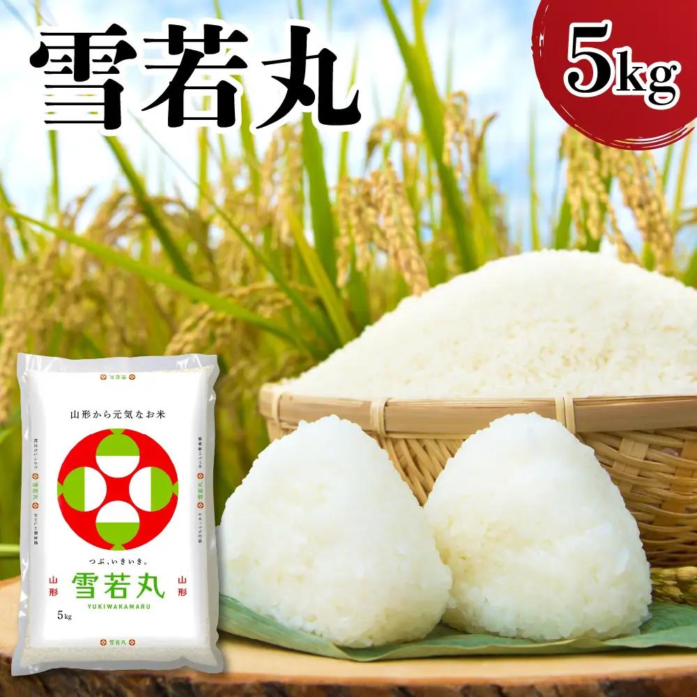 令和7年産 山形県産 雪若丸 5kg 精米 雪若丸