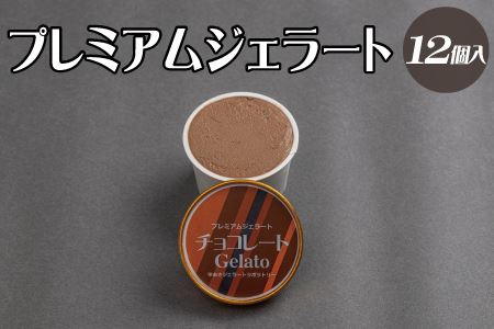 プレミアムジェラート チョコレート12個セット アイスクリームセット 100mlカップ ゆあさジェラートラボラトリー【ntbt700-03】