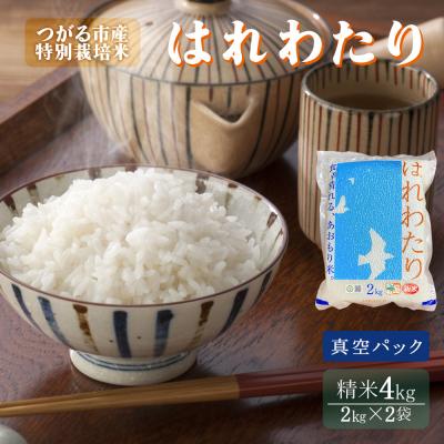 ふるさと納税 つがる市 令和7年産 真空パック はれわたり 4kg [0973]