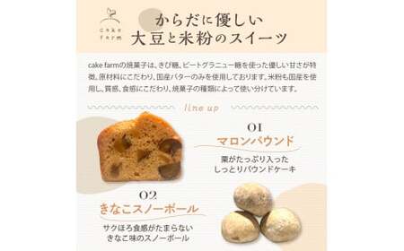 米粉スイーツBOX (Sサイズ)　【大阪府吹田市】焼菓子 詰め合わせ ギフト 贈り物 手土産 お土産 お取り寄せ スイーツ