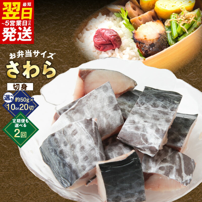 【ふるさと納税】【訳あり】 さわら 切身 1切れ 約 50g 選べる 内容量 500g / 1kg 定期便 便利 小分け 漁師 手切り 泉州 弁当 おかず 朝食 時短 サイズ不揃い 規格外 冷凍食品 塩焼き 西京焼き おつまみ 南蛮漬け 魚介 魚 最短 翌日発送 5営業日 大阪府 泉佐野市 送料無料