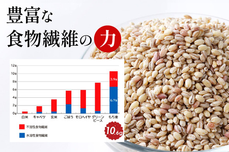 [青森県産もち麦] つがるもち麦 美仁 900g×6袋｜青森 津軽 食物繊維 もちむぎ 無農薬 [0339]