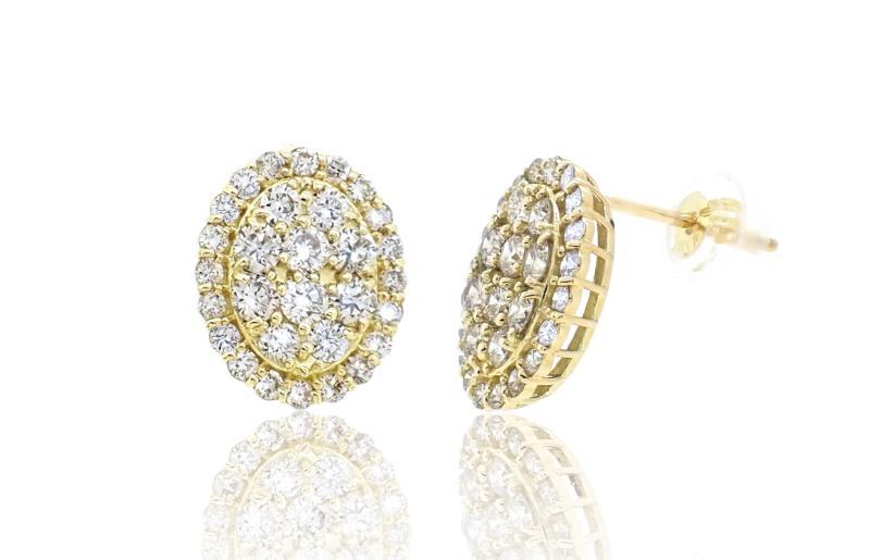 アルカンシェル K18YGダイヤピアス（計 1.0ct）【鑑別書付き ジュエリー プレゼント ギフト ファッション アクセサリー 贈り物 贈答 お祝い 記念日】 J023-2_イメージ2