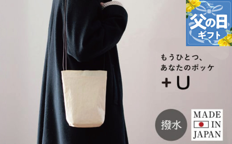 【父の日】ミニショルダーバッグ KONBU(R)【アイボリー 撥水素材 ナイロン生地 日本製 軽量 ファッション】