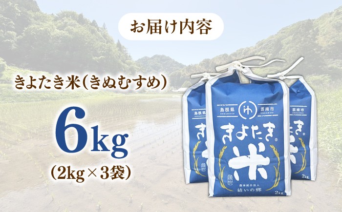 島根県産きぬむすめは5年連続特A評価！米 新米 白米 きぬむすめ 小分け 便利 ごはん お弁当 お取り寄せ 家族 国産 おいしい
