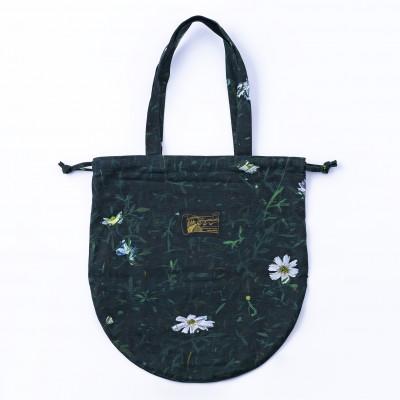 ふるさと納税 桐生市 【ezu】re-meeting circle bag 白い花 |  | 01