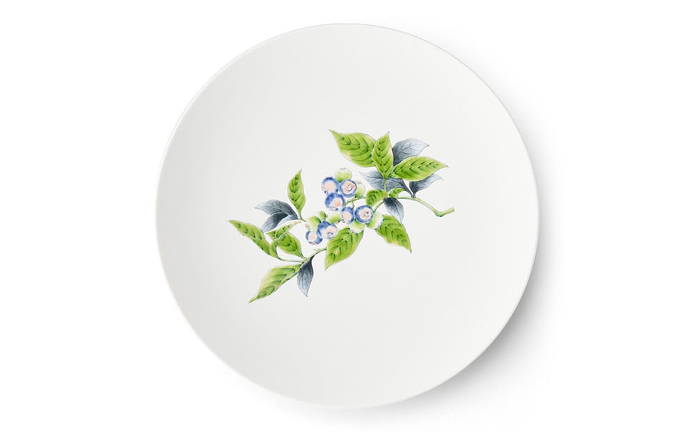 
【伊万里焼/畑萬陶苑】Restaurant MAISON（Paris）φ29cm Plate〈Blueberry〉
