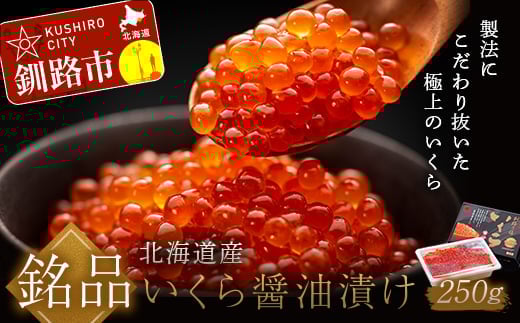 ★レビューキャンペーン実施中！★ 8月発送 北海道産いくらしょう油漬250g 笹谷商店 ふるさと納税 いくら  F4F-5684