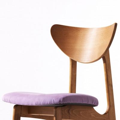 ふるさと納税 富田林市 Karl Dining Chair PFスウェード グレイッシュピンク MBRフレーム【SWOF】 |  | 02