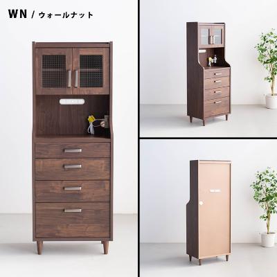 ふるさと納税 大川市 ピグミー ハイチェストボード ウォールナット コンパクト(幅60高さ160) |  | 03