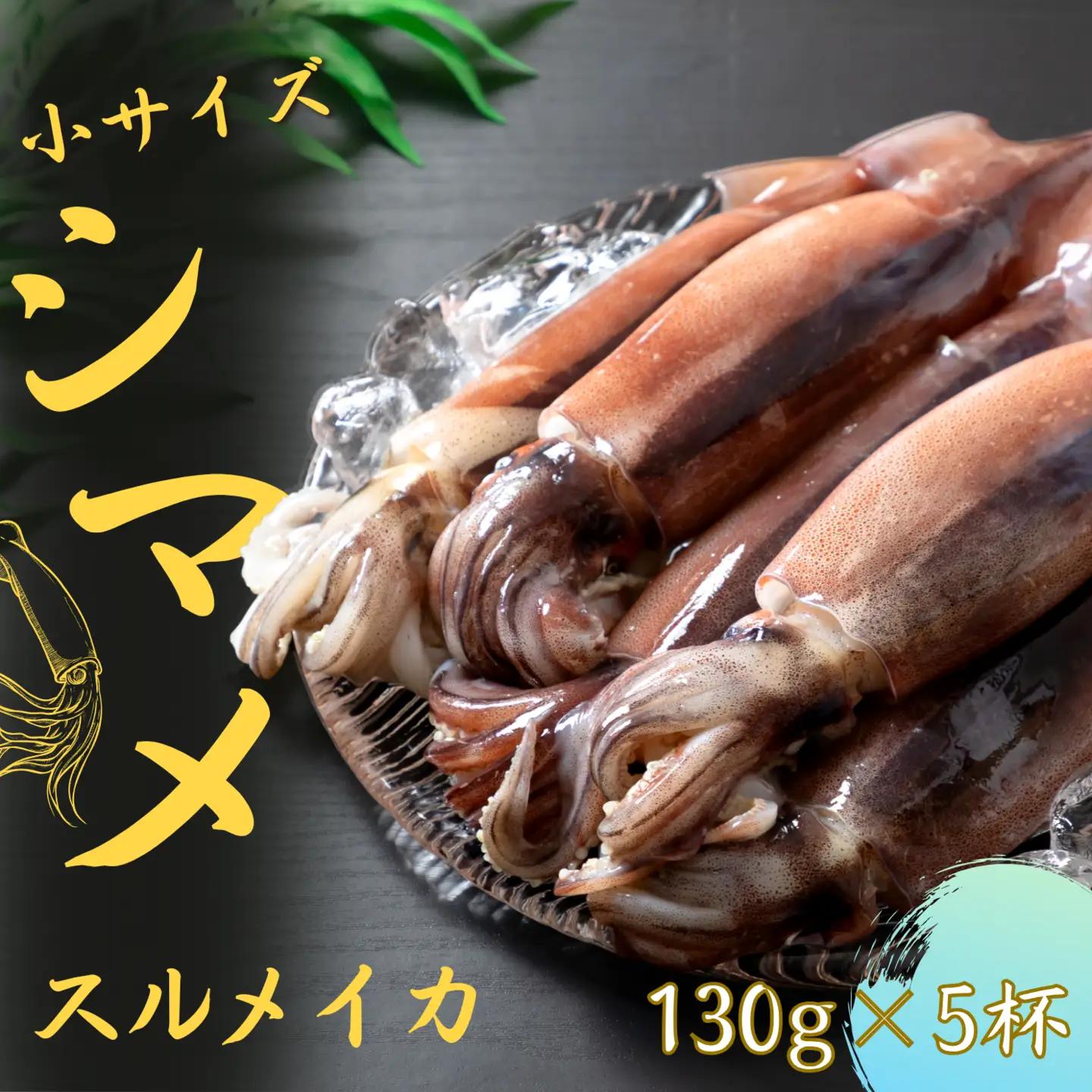 スルメイカ  130g×5杯 イカ