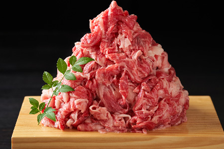 【3か月定期便】訳あり！佐賀産和牛切り落とし 1.2kg(600g×2P)×3回【肉 牛肉 ブランド牛 黒毛和牛 ふるさと納税】(H112184)