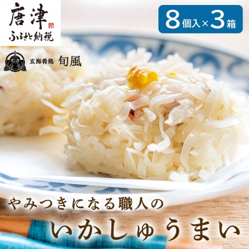 いかしゅうまい 8個入×3箱セット 総菜  簡単 おかず 海鮮 呼子 お土産 焼売 ギフト 「2023年 令和5年」