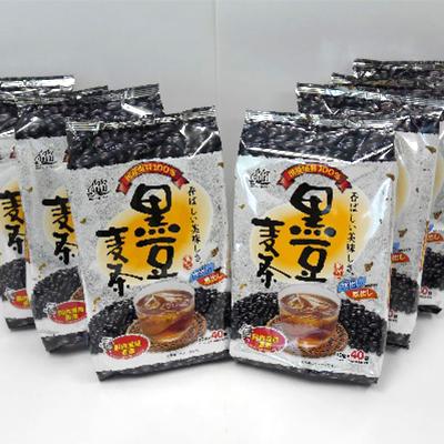 ふるさと納税 唐津市 国産黒豆麦茶40P　8本セット
