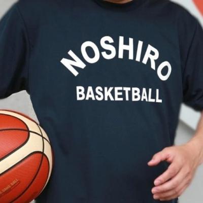 ふるさと納税 能代市 「バスケの街 能代」 オリジナルTシャツ 【ネイビー】4L[No.5335-7051] |  | 01