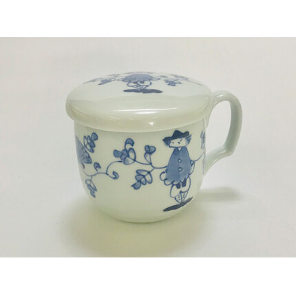 青花には珍しい蓋付きマグカップです。小島芳栄堂 カップ 飲み物カップ うつわ 器 ギフト 贈り物 30000円 3万円 ar027