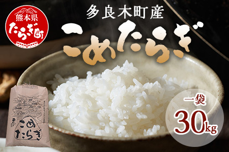 【令和7年産 新米 】先行予約 受賞米 こめたらぎ にこまる 精米 30kg 新米 グランプリ受賞 米 1袋 お米 農家 自然 豊か 熊本県 米どころ 多良木町 044-0509-a