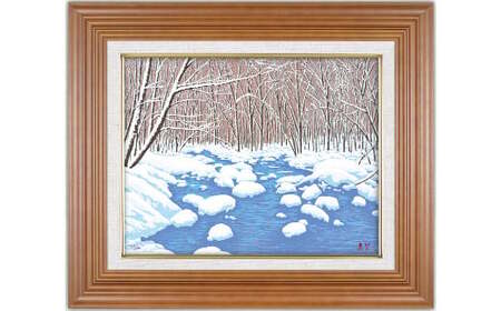 版画 「渓雪」 | 版画 セリグラフ