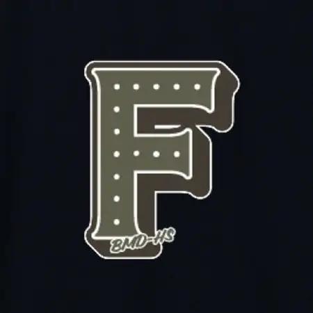 JTTA公認　卓球ユニフォーム【男女兼用(ドライ):XLサイズ】アルファベット　F　ブラック_装飾品・工芸品  洋服 _【1589227】