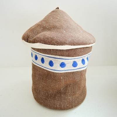 ふるさと納税 富士吉田市 ALDIN(アルディン)製リネンキャニスター3個セット【Blue】 布製収納小物入れ 日本製 |  | 01