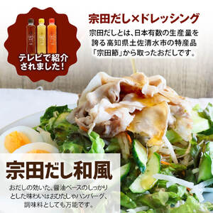 無添加 宗田だしドレッシング190ml×６本セット（にんじん・小夏・和風風味）×2本 調味料 サラダドレッシング 宗田 ノンオイル ドレッシング 高知県 【R01041】