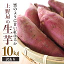 【ふるさと納税】訳あり生芋（べにはるか）10Kg（上野屋）